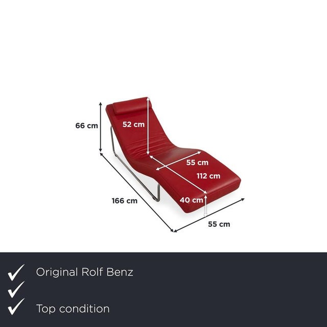 with the Rolf Benz 680, you get a chaise longue whose flowing, continuous shape instantly invites you to relax. The...