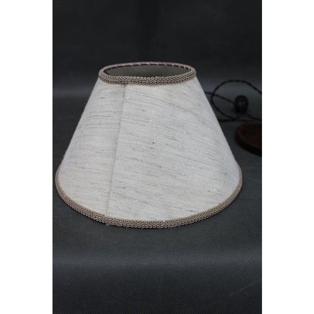 Vintage Oak Table Lamp, 1960s For Sale - Image 15 of 18