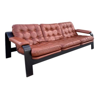 Mid Century Bentwood Sofa in the Style of Gotte Mobler For Sale