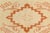 Cream Vintage Hand-Knotted Turkish Oushak Rug in Terracotta, Peach, and Cream For Sale - Image 8 of 10