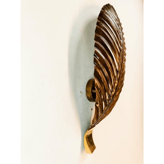Brown Metal Palm Leaf For Sale - Image 5 of 18
