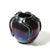 Mid-Century Hand-Blown Murano Iridescent & Black Glass Vase W/ Sculptural Detail For Sale - Image 10 of 14