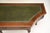 Metal Antique Edwardian Writing Table with Leather Top, 1900s For Sale - Image 7 of 12