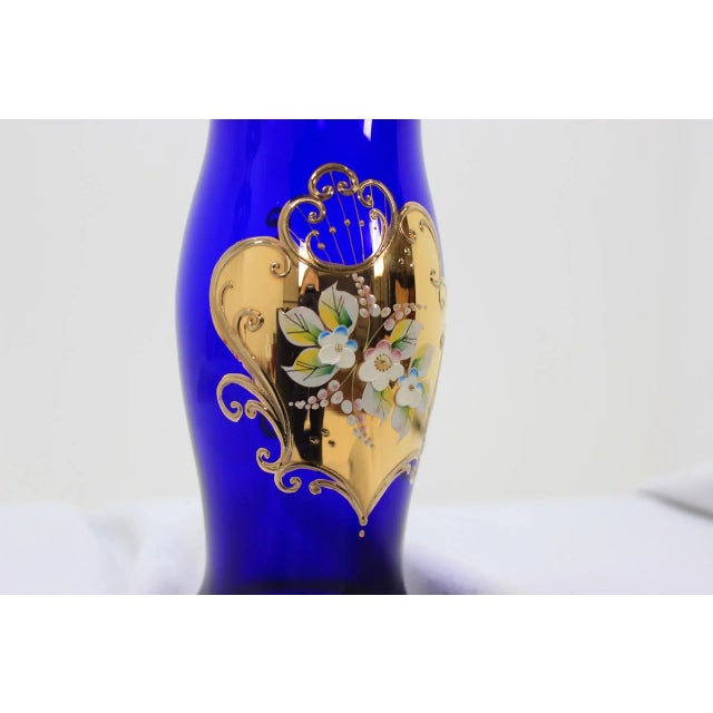 Czech Glass Vase from Novoborské Sklo, 1970s For Sale - Image 4 of 11