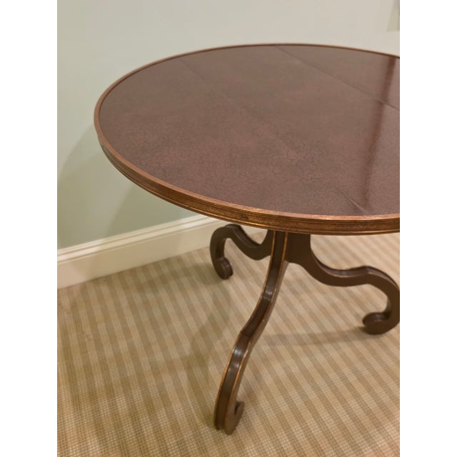 Rose Tarlow Vintage Rose Tarlow Melrose House 28" Accent Table For Sale - Image 4 of 16
