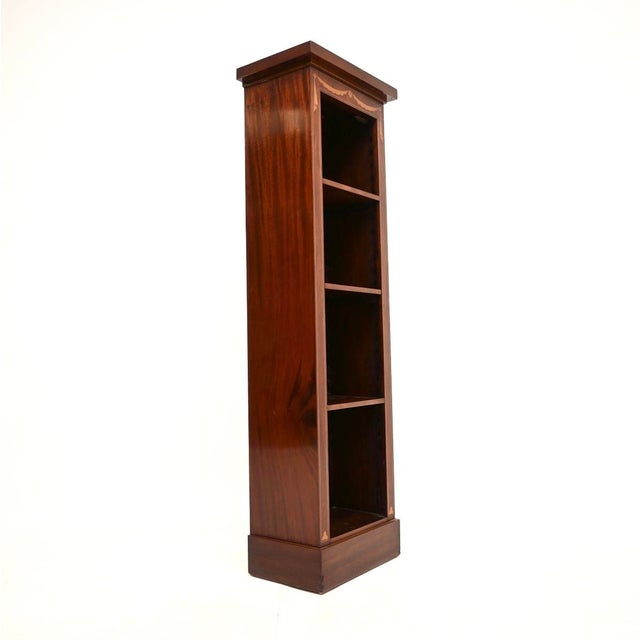 Early 20th Century Slim Antique Georgian Open Bookcase, 1900 For Sale - Image 5 of 11