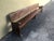 Baroque 20th Century Monumental Church Walnut Bench Settee, Restored For Sale - Image 3 of 8