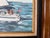 1970s Vintage R. Fisher Sailboat Oil on Canvas Painting – Framed For Sale - Image 10 of 12