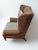 Coastal Late 20th Century Henry Link Rattan Wingback Chair For Sale - Image 3 of 6