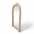 1980s Postmodern Tessellated Stone Arched Wall Mirror For Sale - Image 9 of 18