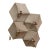 Set of 4 Vintage 1960's Modular Sconces by Hoffmeister For Sale