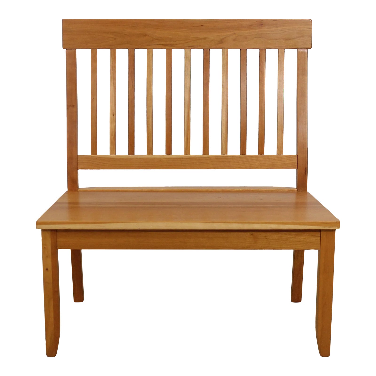 Country Design Solid Cherry Bench or Settee | Chairish