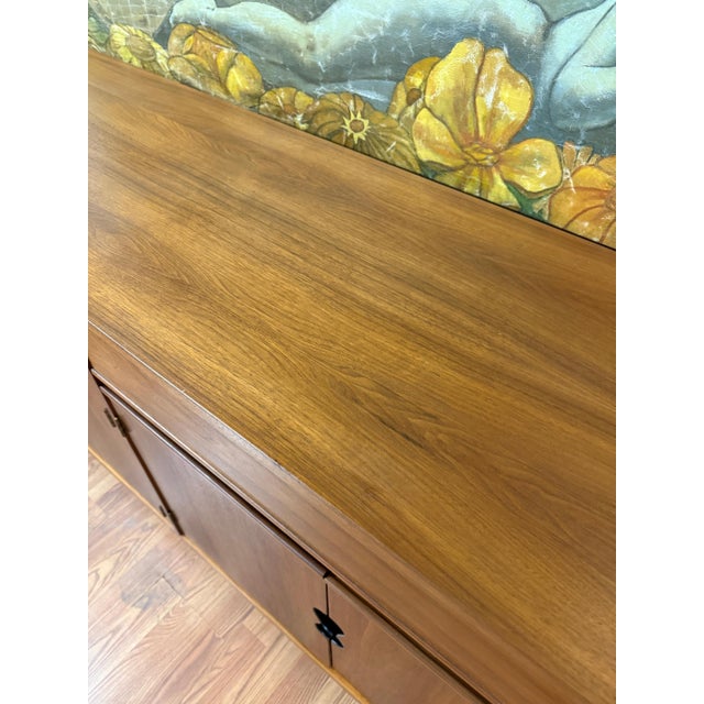 1950s Keyhole Credenza by Brown Saltman Likely Designed by Paul Laszlo For Sale In Palm Springs - Image 6 of 18