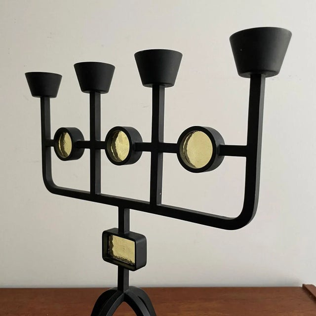 Gunnar Ander Swedish Candleholder by Erik Höglund and Gunnar Ander, 1960s For Sale - Image 4 of 7