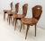 1950s Curved Wood Dining Chairs by Carlo Ratti, 1950s, Set of 4 For Sale - Image 5 of 17