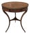 Vintage Italian Round Walnut Side Table, 1930s For Sale