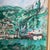 Textile Mid-Century Expressionist Hillside Landscape Oil Painting – Framed For Sale - Image 7 of 12
