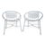 1960s Mid-Century Modern Wrought Iron Patio Radar Chairs - a Pair For Sale