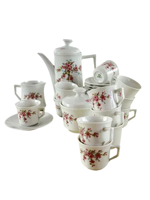 Coffee Service from Bareuther Bavaria, Germany, 1980s, Set of 15