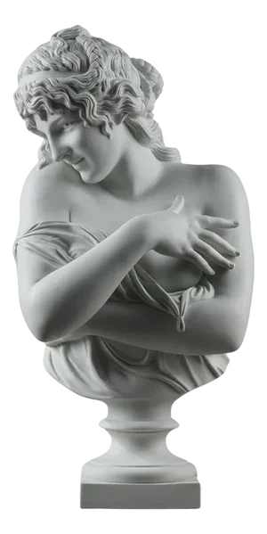 Bust in Biscuit in the style of Jean Antoine Houdon, 1900