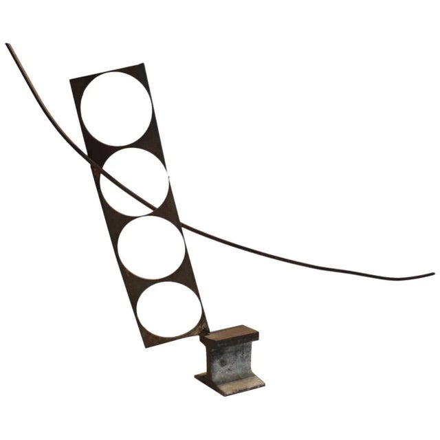 Contemporary Steel Table Top Sculpture For Sale - Image 9 of 9