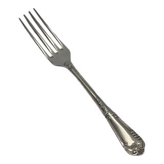 1980s Silver Dessert/Salad Fork, La Regence For Sale