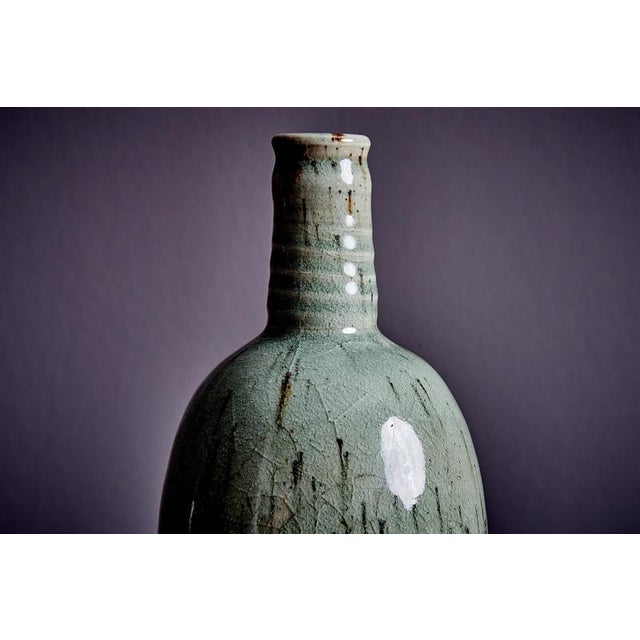 French Studio Pottery Bottle Vase, 1960s For Sale - Image 4 of 10