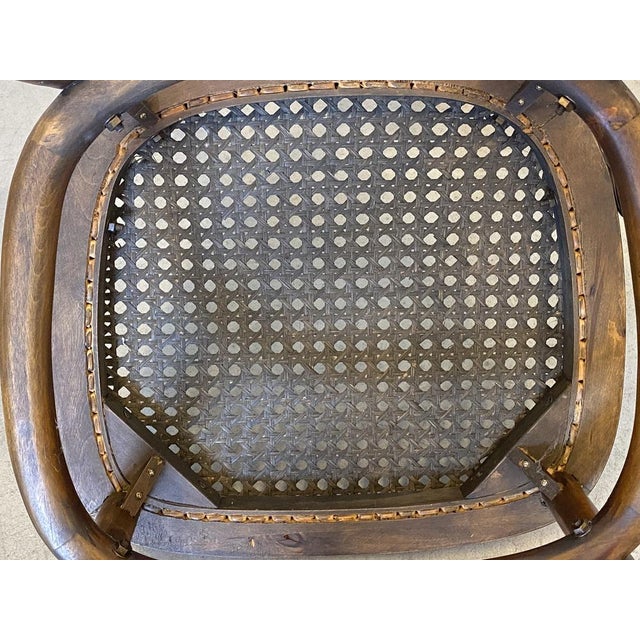 Chairs in Beech Wood and Vienna Straw, 1960s, Set of 4 For Sale - Image 16 of 18