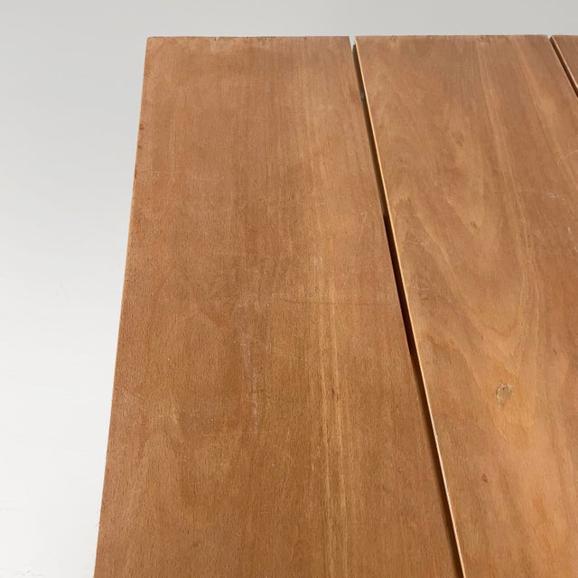 Italian Modern Wood Crate Dining Table by Gerrit Rietveld for Cassina, 1980s For Sale - Image 12 of 18