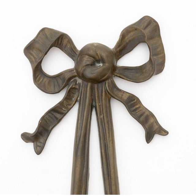 Neoclassical Patinated Brass Cherub Candlestick Sconces, Pair For Sale - Image 3 of 13