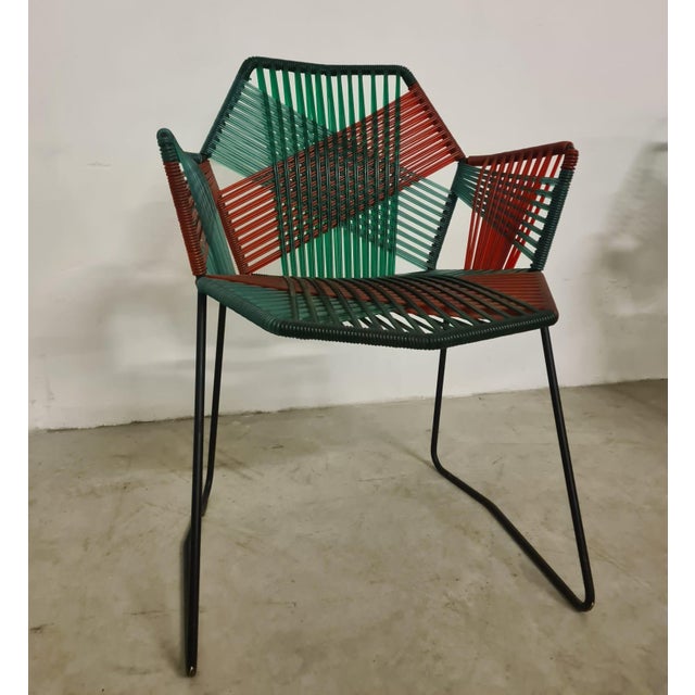 Metal Tropicalia Jungle Armchairs by Patricia Urquiola for Moroso, 2008, Set of 4 For Sale - Image 7 of 18