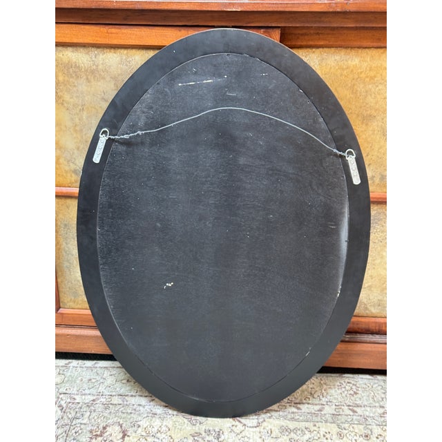 Neoclassical Inlaid Burl Wood Wall Mirror For Sale In San Francisco - Image 6 of 12