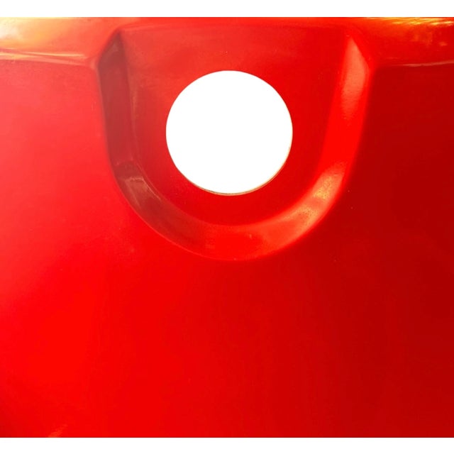 Plastic The Ultimate Retro Statement: A Mid-Century Red Fiberglass Heart-Shaped Tub For Sale - Image 7 of 12