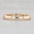 Art Deco New Diamond Stackable Ring 14k Yellow Gold Wedding Band Women's Stacking Sz 6.25 For Sale - Image 3 of 7