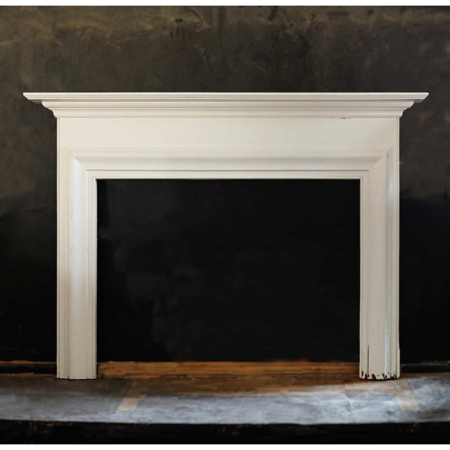 Vintage Wooden Mantel For Sale - Image 4 of 4