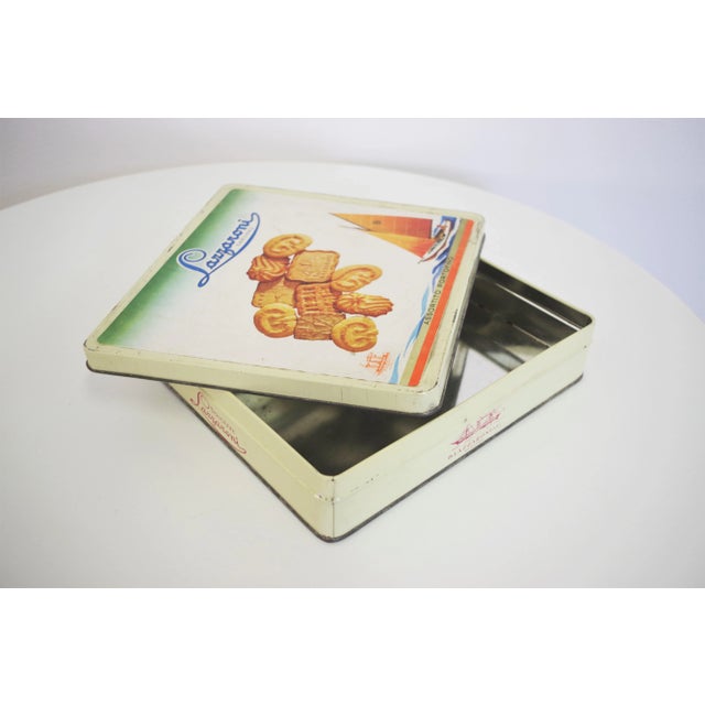 Vintage Sweet Tins, 1960s, Set of 3 For Sale - Image 9 of 15