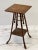 Late 19th Century Late 19th Century Rustic Victorian Bamboo Side End Accent Table With Shelf Signed Jd For Sale - Image 5 of 12