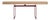 Red and White Stained Oak Office Desk by Bodil Kjaer for Karakter For Sale