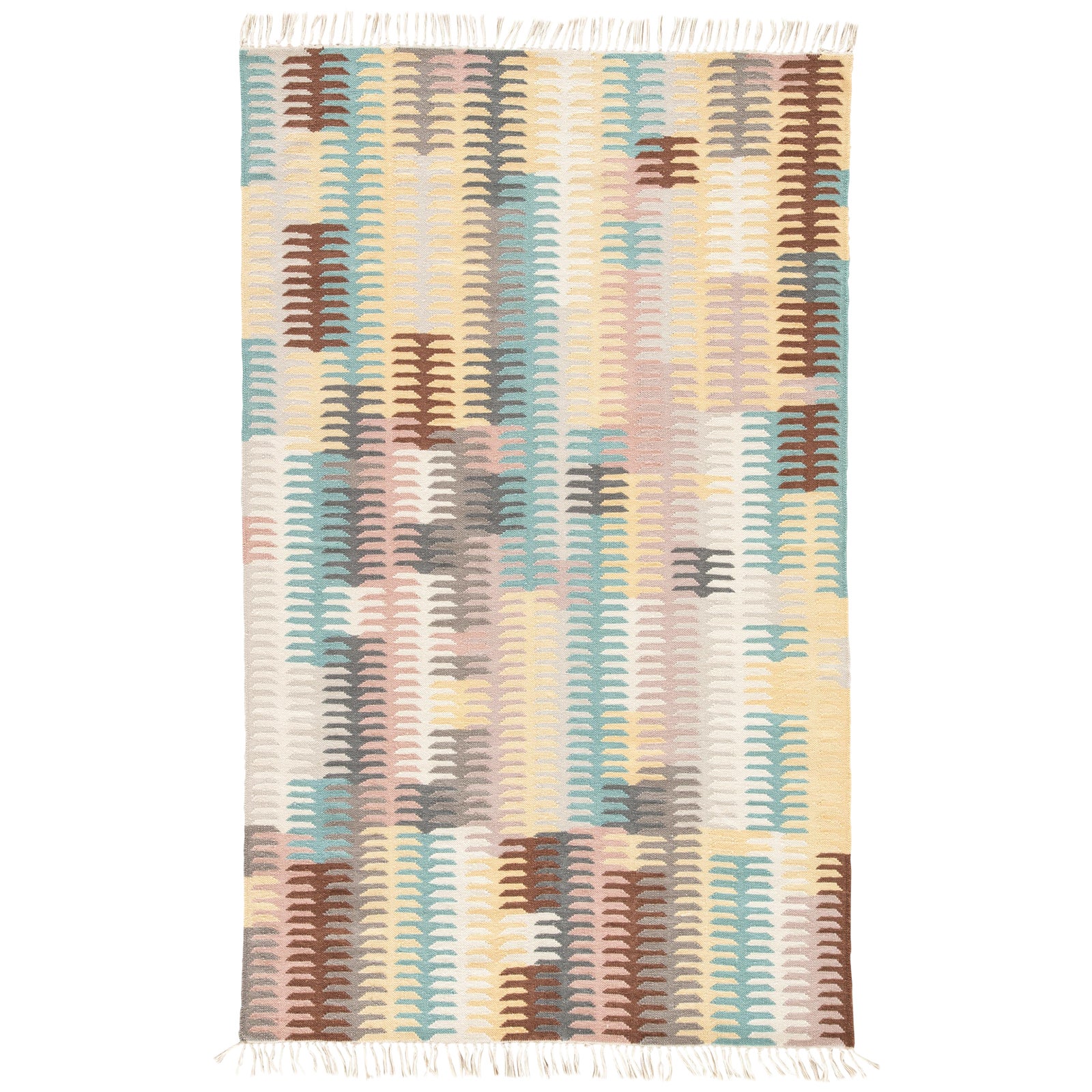 Jaipur Living Carver Abstract Turquoise Yellow Area Rug 8 X 10 Chairish