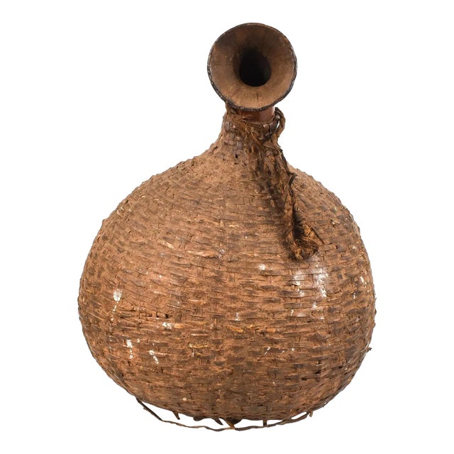 Early 20th Century Maasai Milk Gourd Container Kenya For Sale
