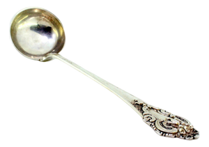 Silver Soup Ladle with Reliefs and Friezes