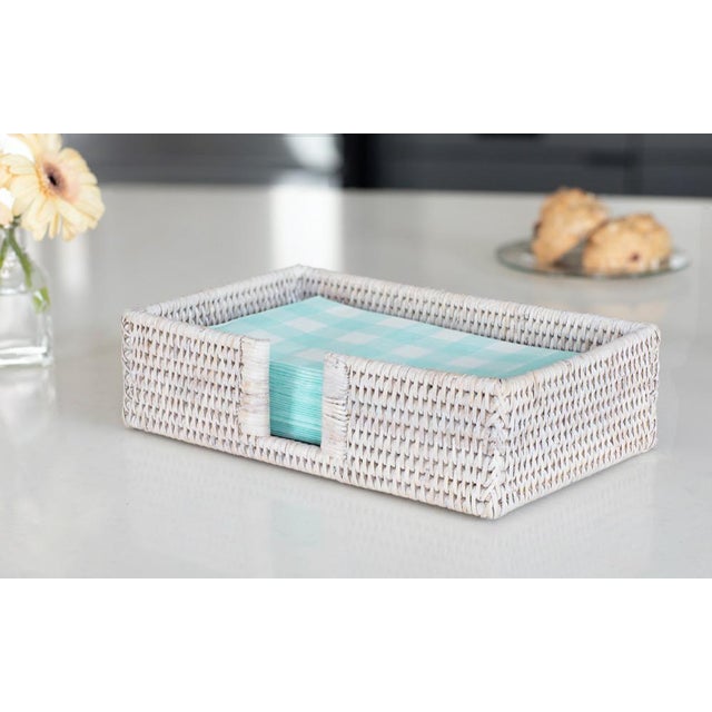 Complete your table setting with this elegant hand woven napkin holder. Whether it’s a casual or formal setup, our durable...