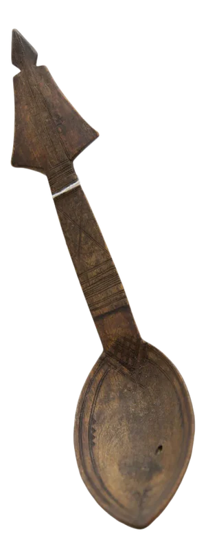 Vintage African Wooden Spoon