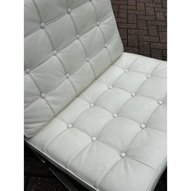 Set of Barcelona Chair and Ottoman For Sale - Image 12 of 17