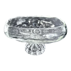 Large 1980s Donghia Cellini Murano Style Art Glass Pedestal Vase Centerpiece Bowl