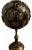 Grand Tour Gilt and Patinated Bronze Orb With Intaglios, From Mid 20th Century For Sale - Image 4 of 12