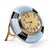 Esperia Art Deco Clock in Metal and Enamel, Esperia, 1930s For Sale - Image 4 of 11