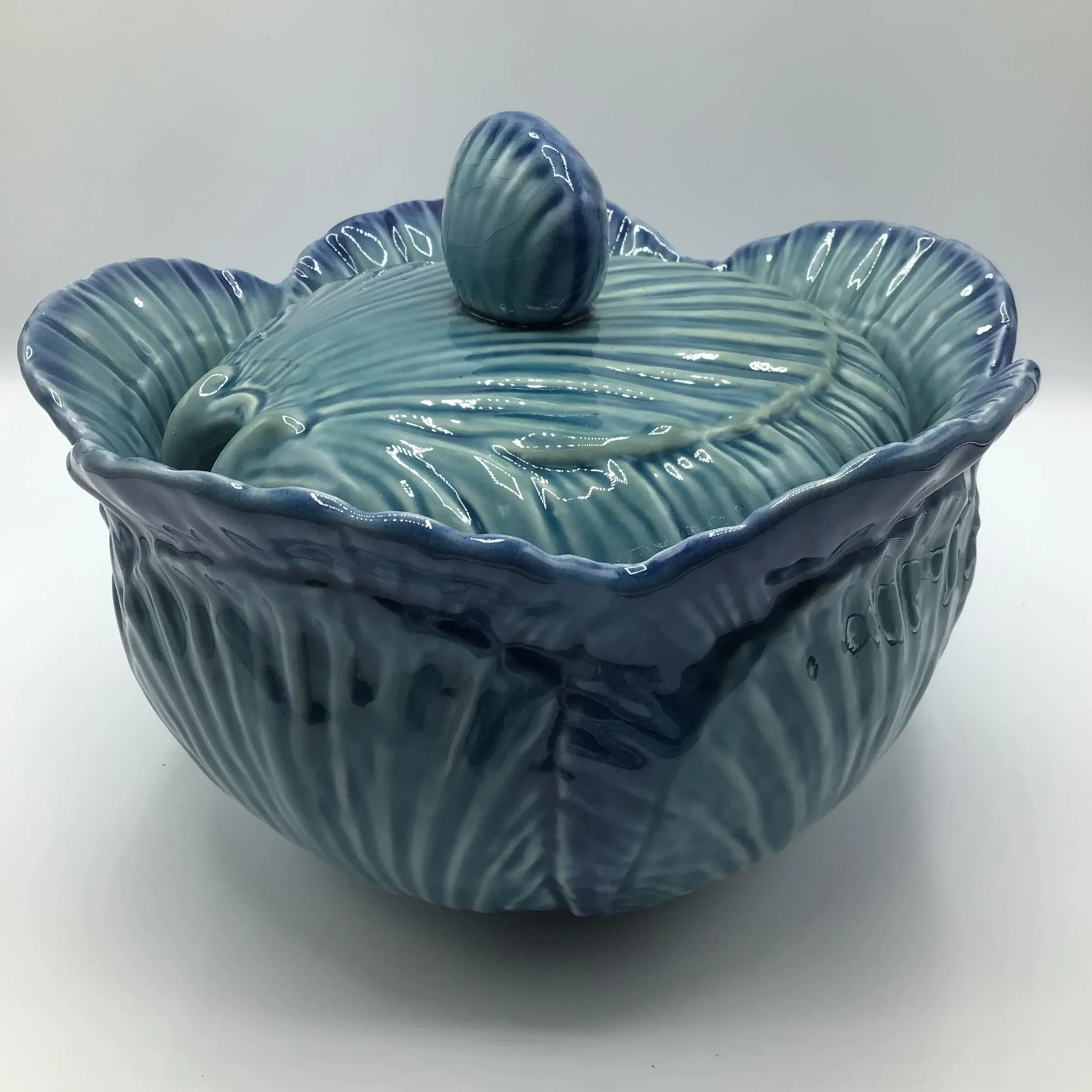 Olfaire Portugal Cabbage Soup Tureen With Ladle | Chairish