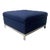 2013 Dark Blue Luna Stars Fabric Ottoman by Martin Brattrud For Sale