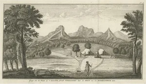 Encampment on Juan Fernández Island, 1748, Paper
